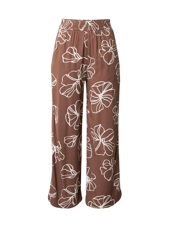 mazine mazine Панталон 'Cherry'  кафяво / бяло