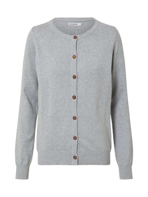 MELAWEAR MELAWEAR Плетена жилетка  сиво / сив меланж