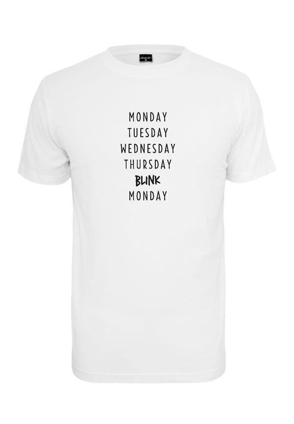 Merchcode Merchcode Свободна дамска риза 'Blink Tee'  черно / бяло