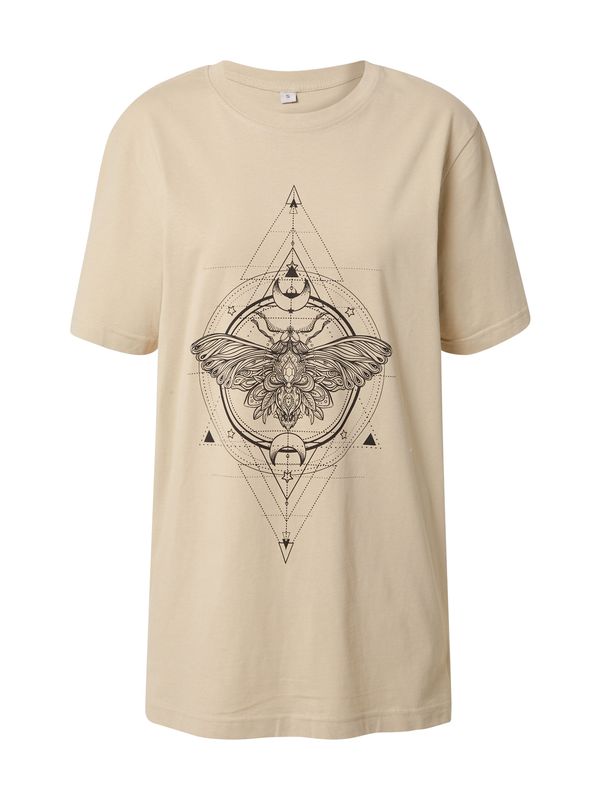 Merchcode Merchcode Тениска  бежово / черно