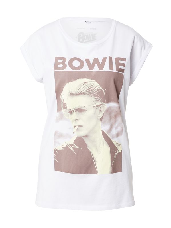 Merchcode Merchcode Тениска  бежово / кафяво / бяло