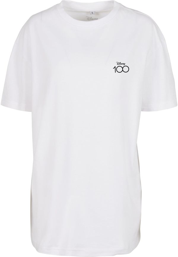 Merchcode Merchcode Тениска 'Disney 100 Girl Gang'  черно / бяло