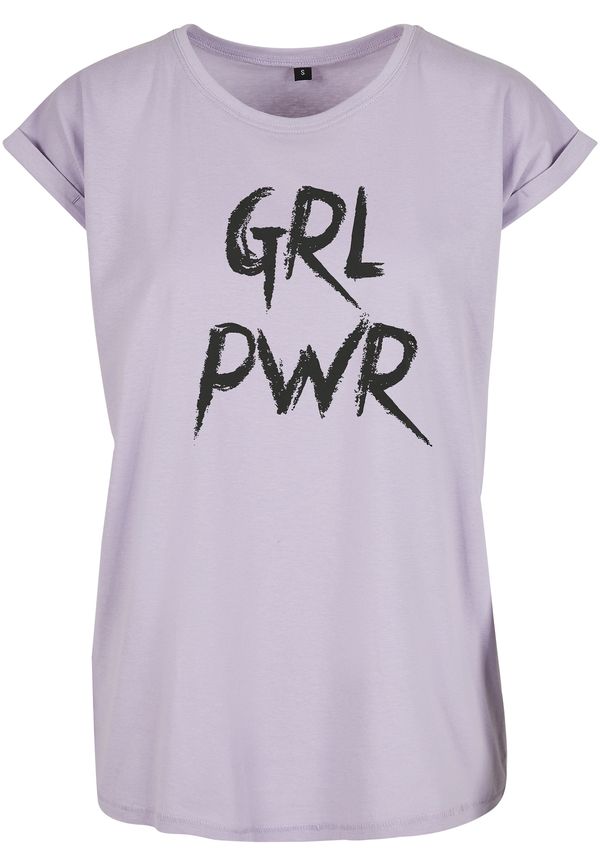 Merchcode Merchcode Тениска 'Grl Pwr'  лилав / черно