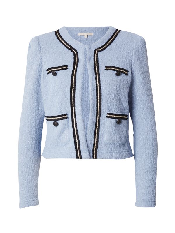 MEXX MEXX Плетена жилетка  светлосиньо / черно