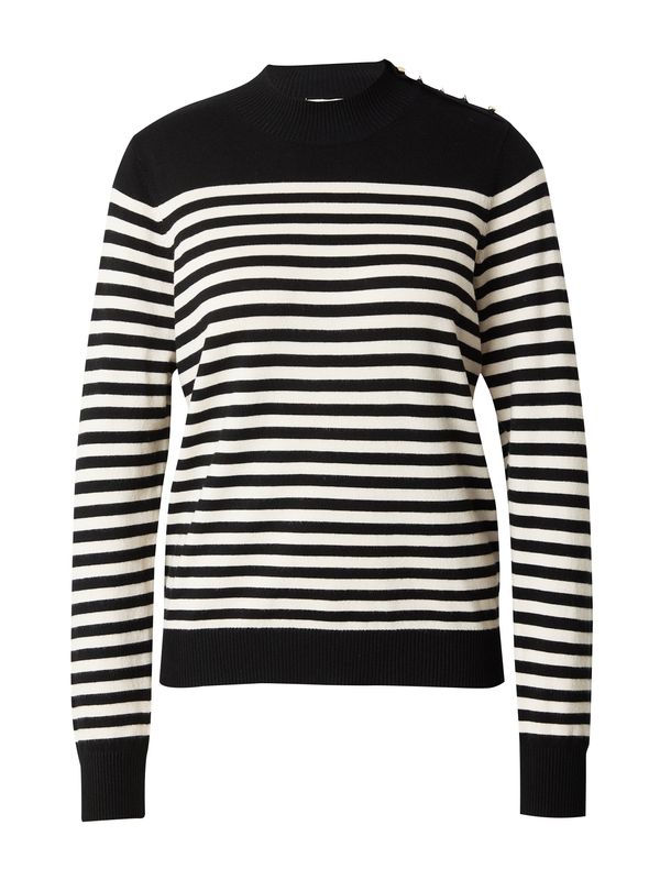 MEXX MEXX Пуловер  кремаво / черно