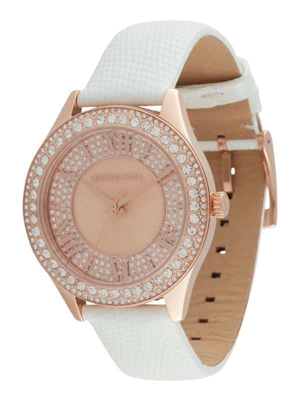 Michael Kors Michael Kors Аналогов часовник 'Harlowe'  злато / сребърно / бяло