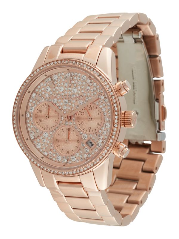 Michael Kors Michael Kors Аналогов часовник 'Ritz'  розово злато / прозрачно