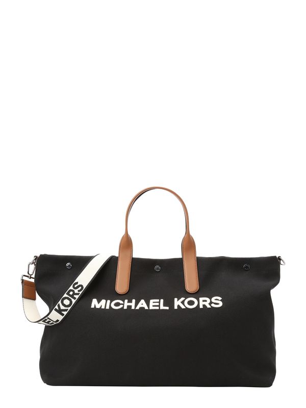 Michael Kors Michael Kors Чанта тип "Shopper"  светлокафяво / черно / бяло
