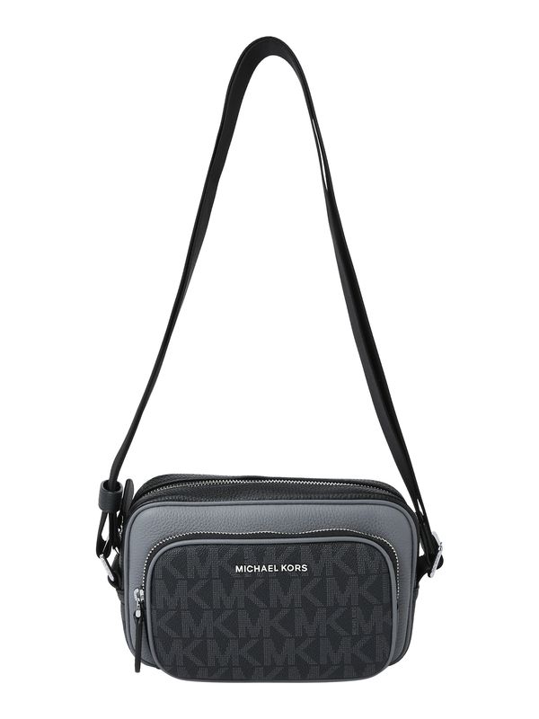 Michael Kors Michael Kors Чанта за през рамо тип преметка  сиво / черно