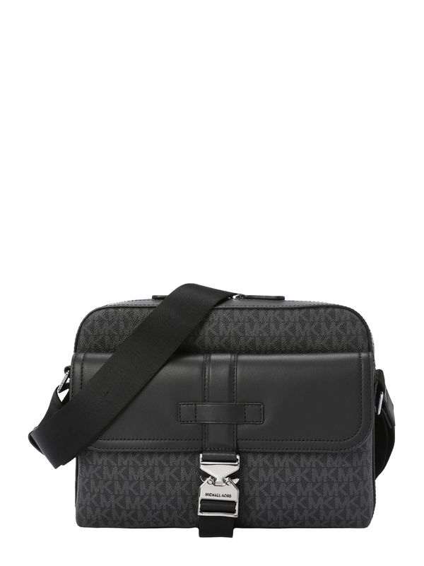 Michael Kors Michael Kors Чанта за през рамо тип преметка  тъмносиво / черно