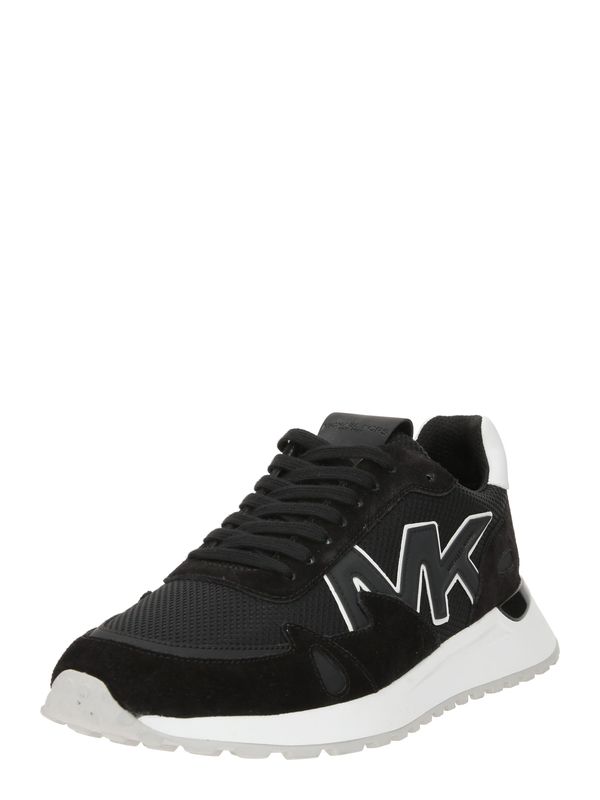Michael Kors Michael Kors Ниски маратонки 'MILES TRAINER'  черно / бяло