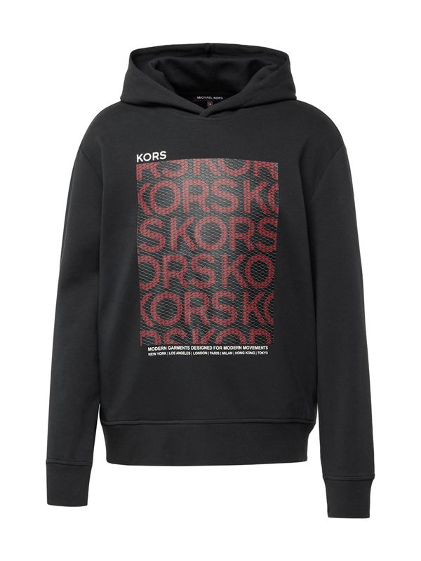 Michael Kors Michael Kors Суичър  черешово червено / черно / бяло