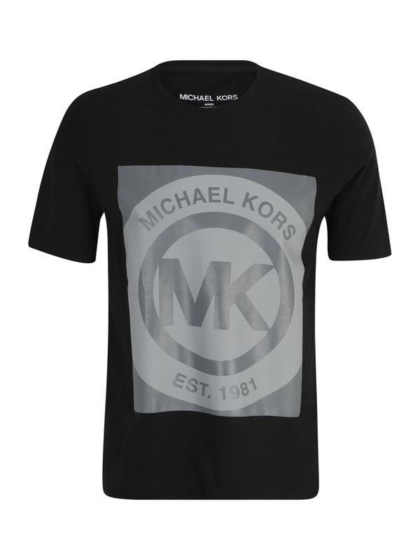 Michael Kors Michael Kors Тениска  сиво / тъмносиво / черно