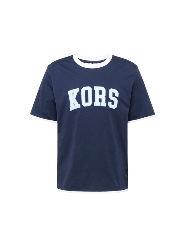 Michael Kors Michael Kors Тениска 'WARM UP'  нощно синьо / светлосиньо / бяло