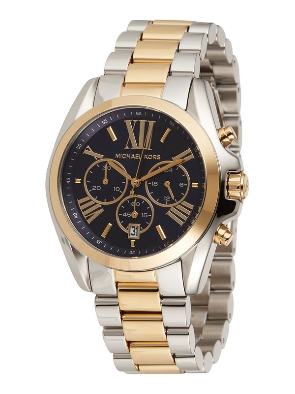 MICHAEL Michael Kors MICHAEL Michael Kors Аналогов часовник 'Chronograph'  синьо / злато / сребърно
