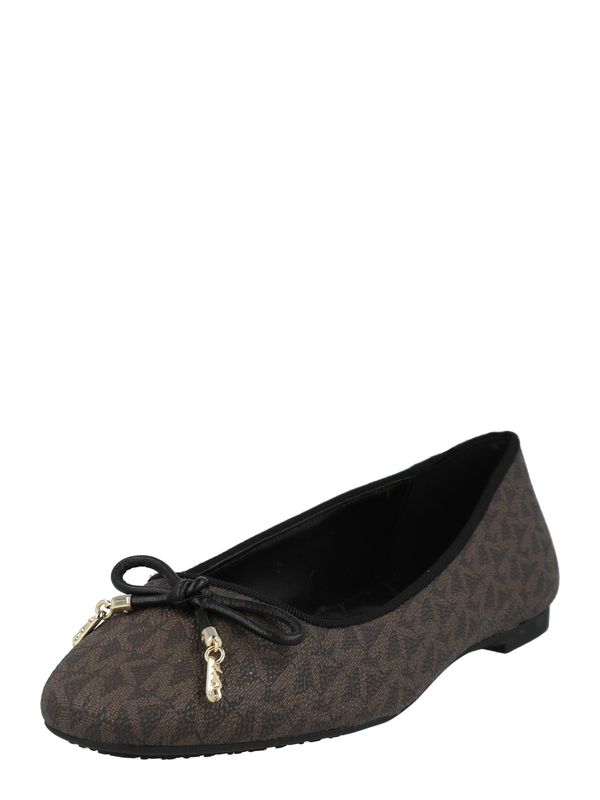 MICHAEL Michael Kors MICHAEL Michael Kors Балерини 'NORI'  кафяво / злато / черно