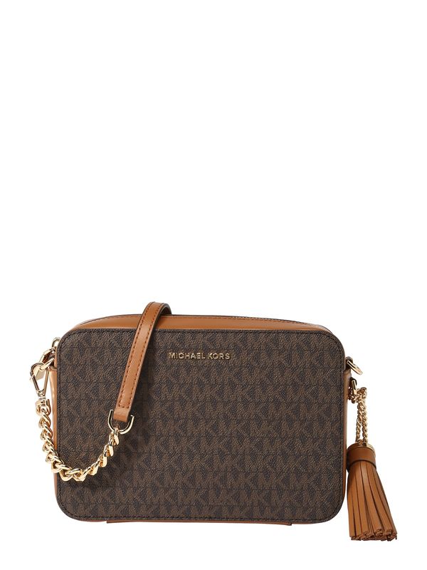 MICHAEL Michael Kors MICHAEL Michael Kors Чанта с презрамки  кафяво / охра / тъмнокафяво