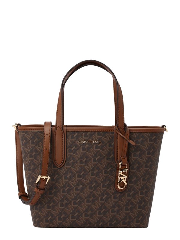 MICHAEL Michael Kors MICHAEL Michael Kors "Чанта тип ""Shopper""" 'ELIZA'  светлобежово / кафяво / тъмнокафяво