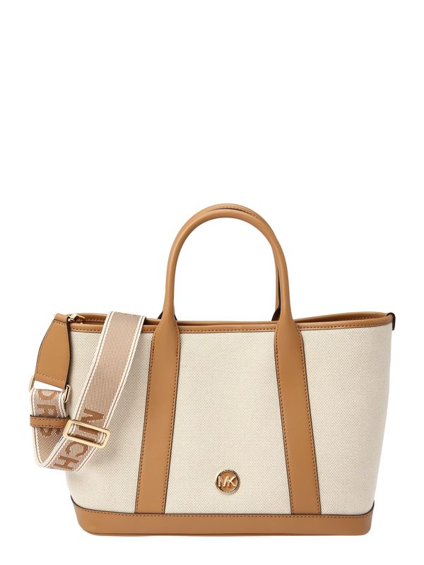 MICHAEL Michael Kors MICHAEL Michael Kors "Чанта тип ""Shopper""" 'LUISA'  кремаво / светлокафяво