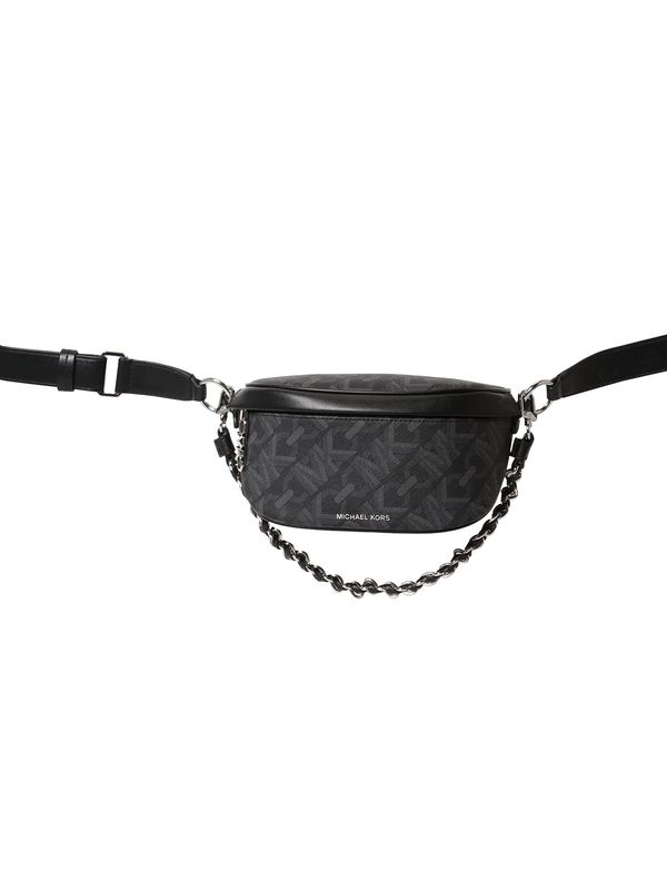 MICHAEL Michael Kors MICHAEL Michael Kors Чанта за кръста  сиво / черно / сребърно
