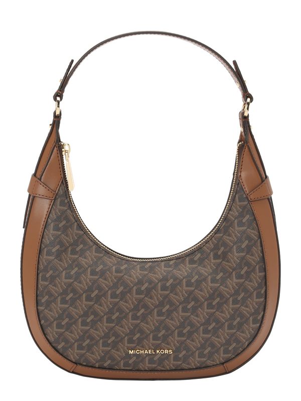MICHAEL Michael Kors MICHAEL Michael Kors Чанта за през рамо 'PRESTON'  кафяво / коняк / тъмнокафяво / злато