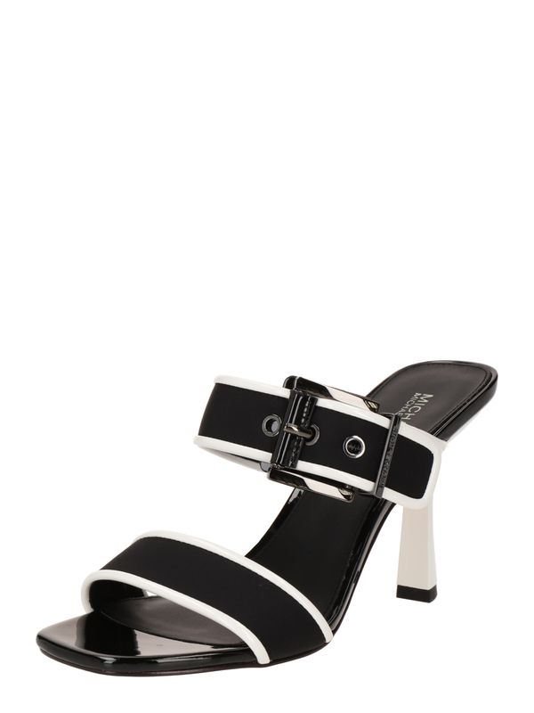 MICHAEL Michael Kors MICHAEL Michael Kors Чехли 'COLBY'  черно / бяло