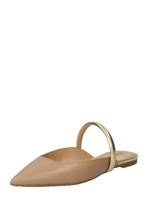 MICHAEL Michael Kors MICHAEL Michael Kors Чехли 'JESSA'  камел / злато