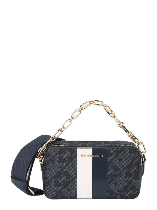 MICHAEL Michael Kors MICHAEL Michael Kors Дамска чанта 'JET'  морскосиньо / тъмносиньо / бяло