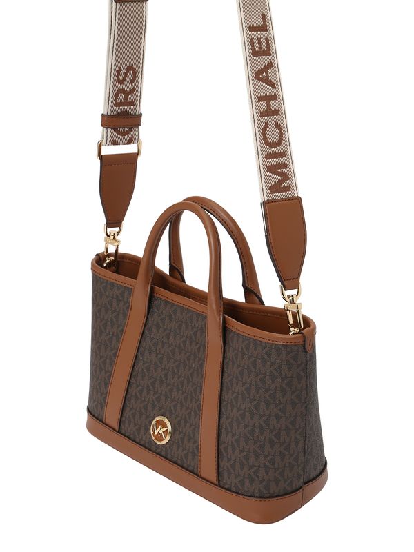 MICHAEL Michael Kors MICHAEL Michael Kors Дамска чанта 'LUISA'  светлокафяво / тъмнокафяво