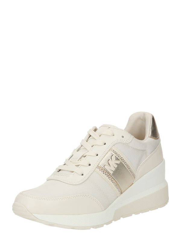 MICHAEL Michael Kors MICHAEL Michael Kors Ниски маратонки 'MABEL'  кремаво / злато