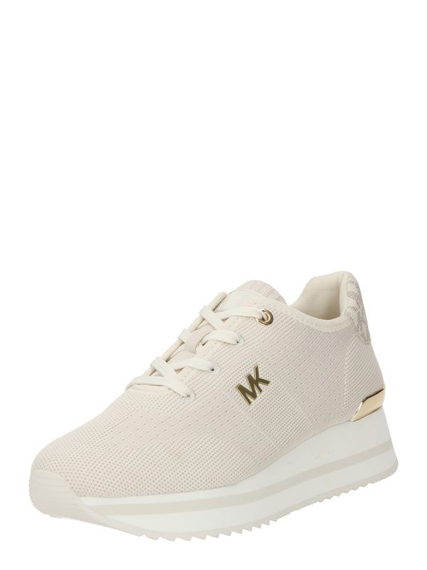 MICHAEL Michael Kors MICHAEL Michael Kors Ниски маратонки 'MONIQUE'  кремаво / злато