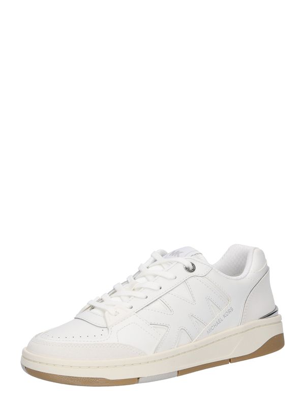 MICHAEL Michael Kors MICHAEL Michael Kors Ниски маратонки 'REBEL'  сиво / бяло