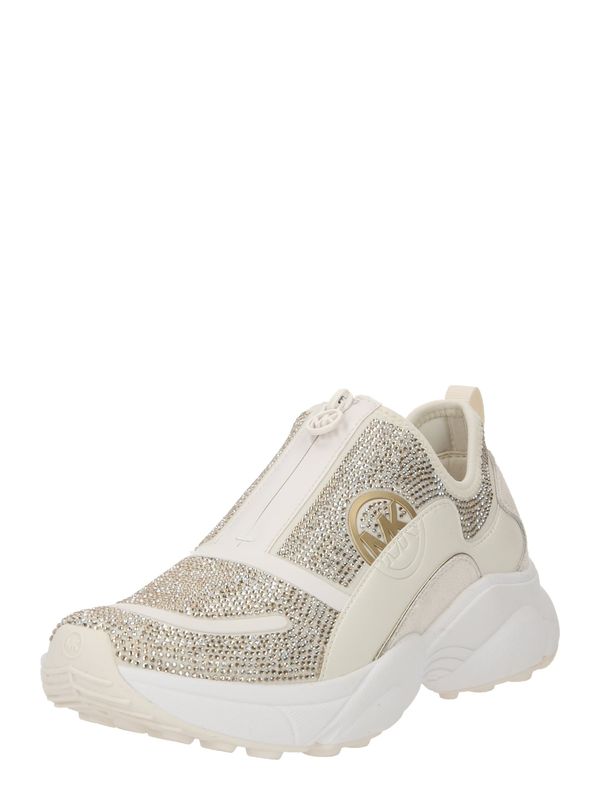 MICHAEL Michael Kors MICHAEL Michael Kors Ниски маратонки 'SAMI'  кремаво / злато / прозрачно