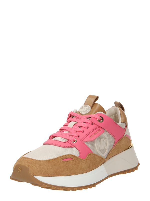 MICHAEL Michael Kors MICHAEL Michael Kors Ниски маратонки 'THEO'  бежово / светлокафяво / бледорозово