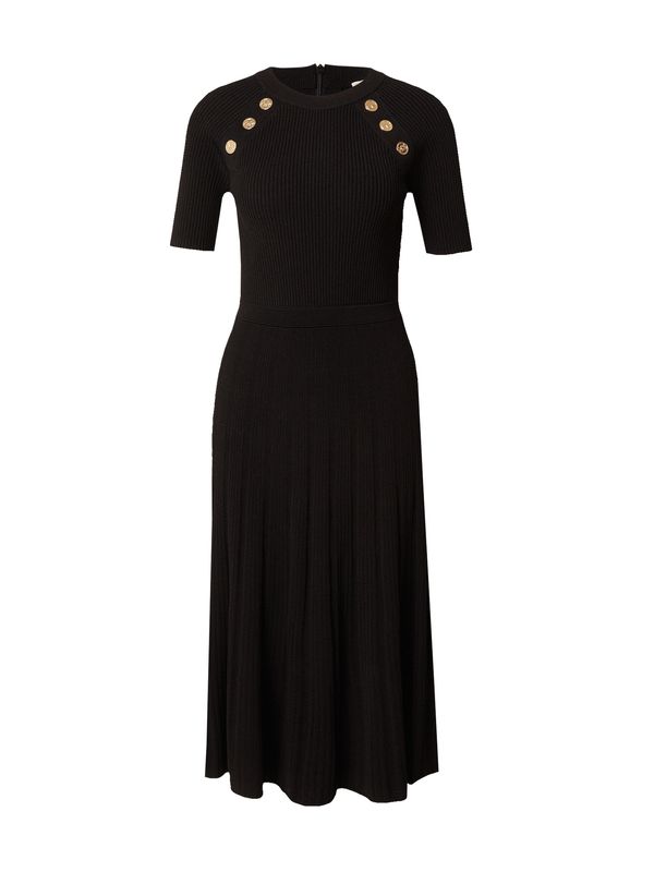 MICHAEL Michael Kors MICHAEL Michael Kors Плетена рокля  черно