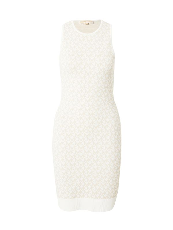 MICHAEL Michael Kors MICHAEL Michael Kors Плетена рокля  кремаво / бяло