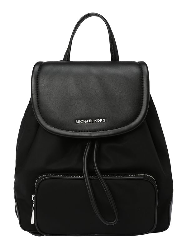 MICHAEL Michael Kors MICHAEL Michael Kors Раница 'CARA'  черно / сребърно