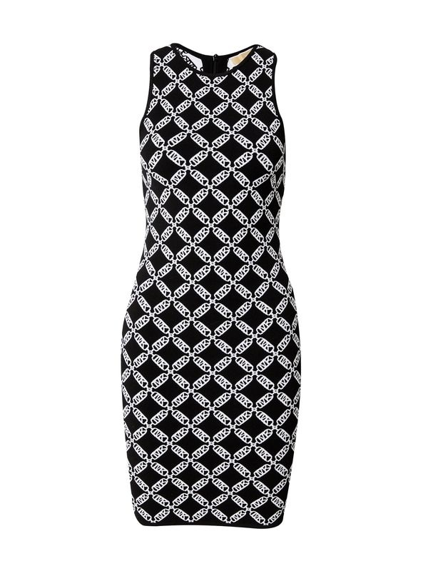 MICHAEL Michael Kors MICHAEL Michael Kors Рокля 'EMPIRE'  черно / бяло