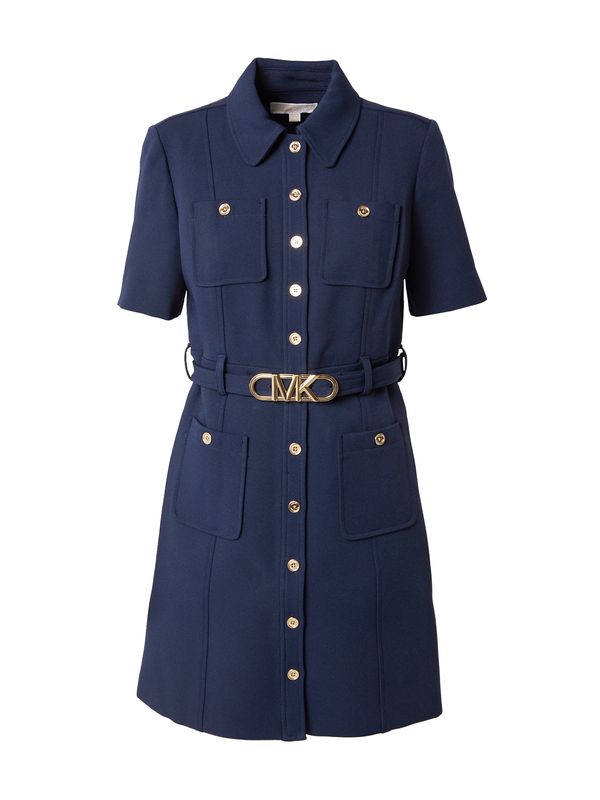 MICHAEL Michael Kors MICHAEL Michael Kors Рокля тип риза  нощно синьо