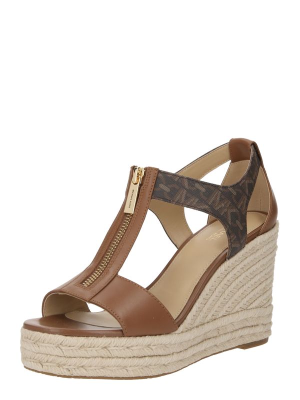 MICHAEL Michael Kors MICHAEL Michael Kors Сандали 'BERKLEY WEDGE'  кафяво