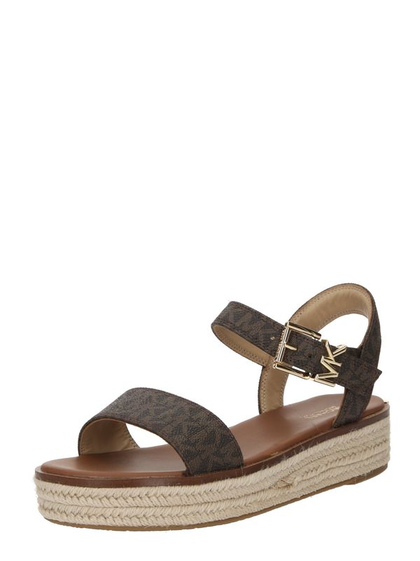 MICHAEL Michael Kors MICHAEL Michael Kors Сандали 'RICHIE'  кафяво / тъмнокафяво