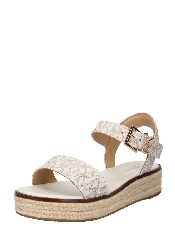 MICHAEL Michael Kors MICHAEL Michael Kors Сандали 'RICHIE'  светлобежово / черно