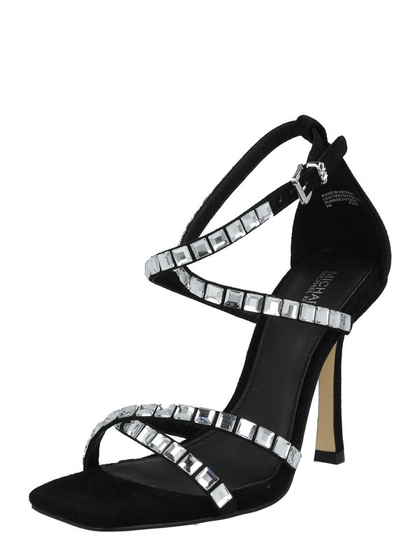 MICHAEL Michael Kors MICHAEL Michael Kors Сандали с каишка 'CELIA'  черно / прозрачно