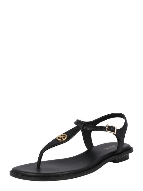 MICHAEL Michael Kors MICHAEL Michael Kors Сандали с разделител за пръстите 'MALLORY'  черно