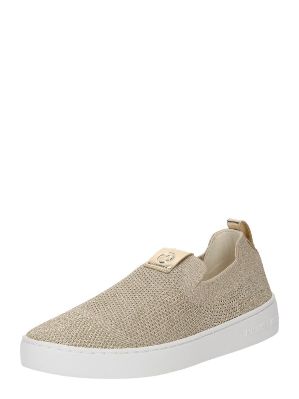 MICHAEL Michael Kors MICHAEL Michael Kors Спортни обувки Slip On 'JUNO'  бежово / злато