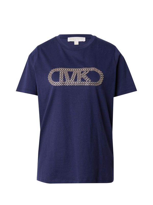 MICHAEL Michael Kors MICHAEL Michael Kors Тениска 'GROMMET EMPIRE'  нейви синьо