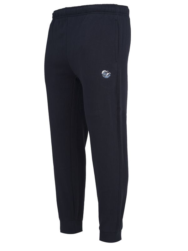 Mikon Mikon Панталон 'Welle'  нейви синьо / пастелно синьо