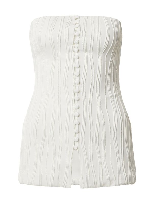 millane millane Блуза 'Mariela'  мръсно бяло