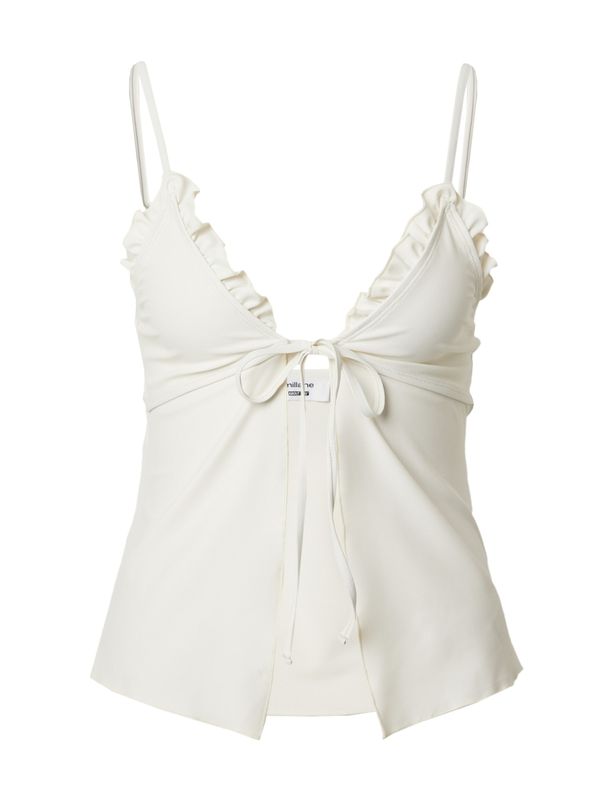 millane millane Горнище на бански танкини 'Shirin'  мръсно бяло