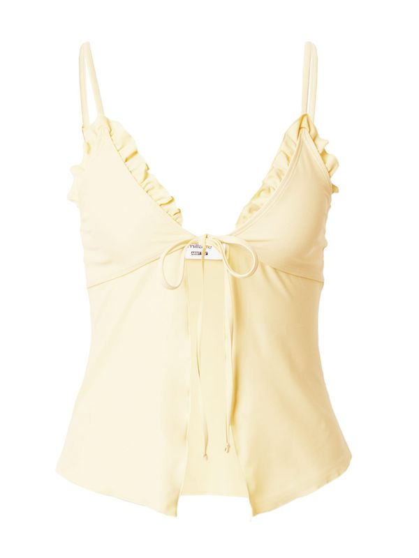 millane millane Горнище на бански танкини 'Shirin'  светложълто